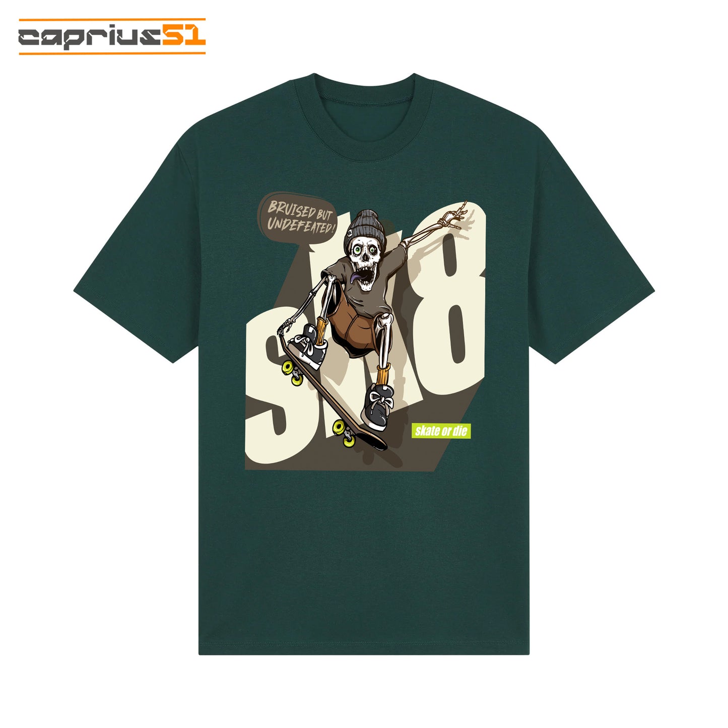 Skateboarder03 - "Bruised But Undefeated" Shirt