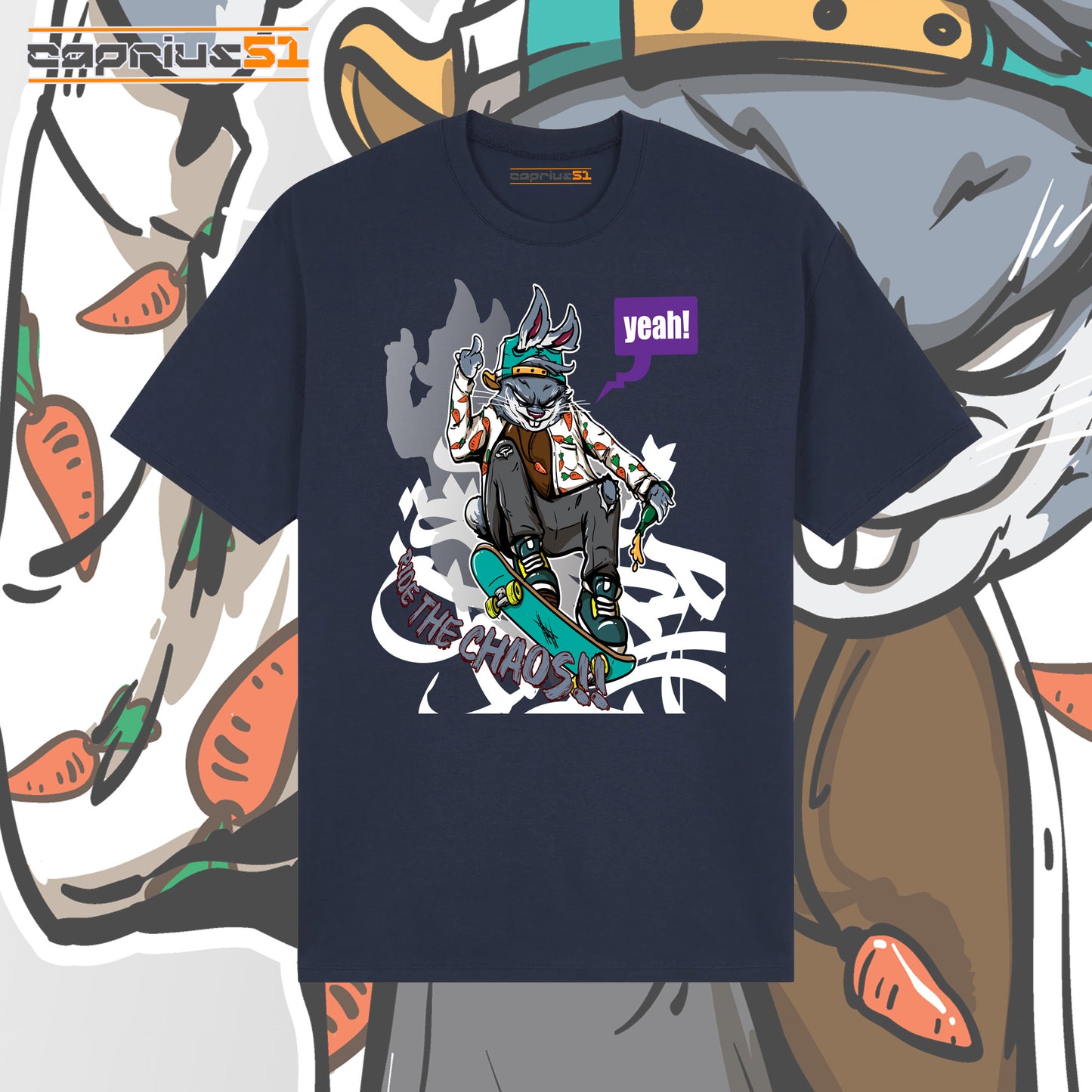 Skateboarder10 - "Ride The Chaos 2" Shirt