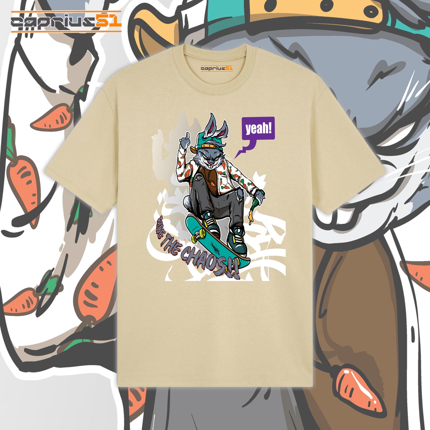 Skateboarder10 - "Ride The Chaos 2" Shirt