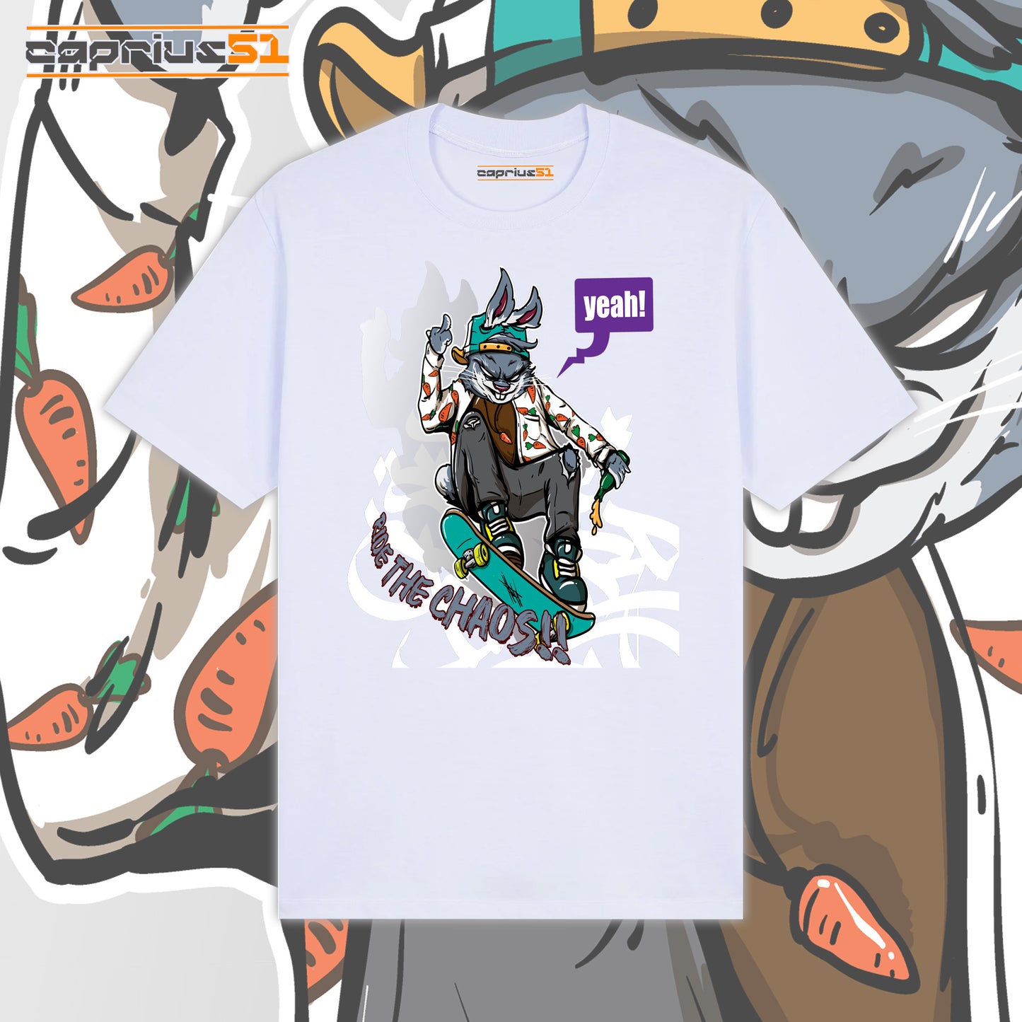 Skateboarder10 - "Ride The Chaos 2" Shirt