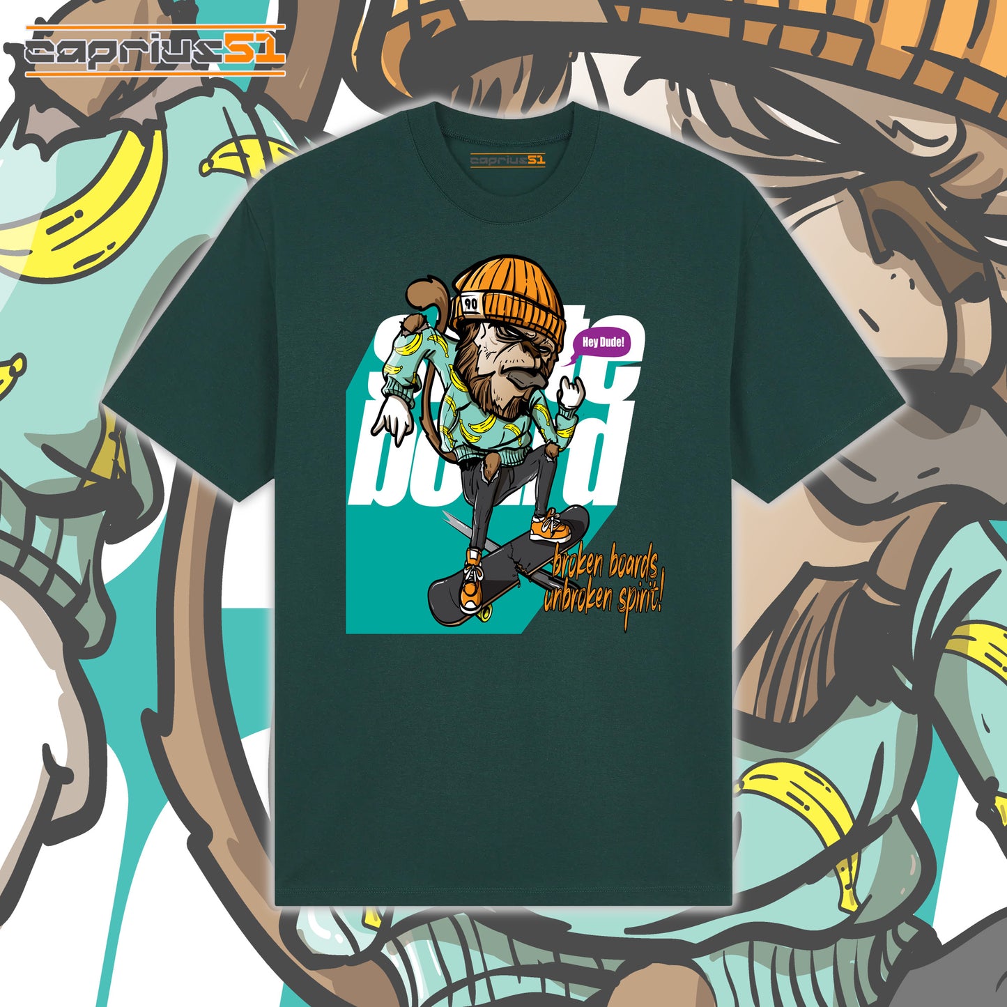 Skateboarder11 - "Broken Boards Unbroken Spirit" Shirt