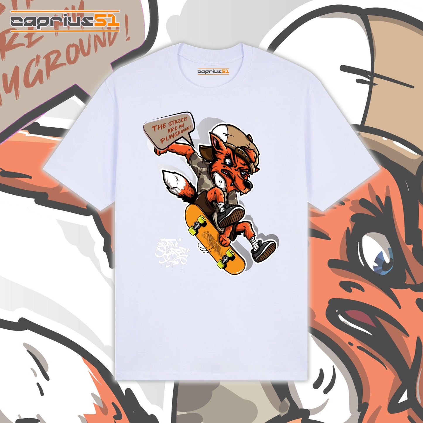 Skateboarder14 - "The Streets Are My Playground" Shirt