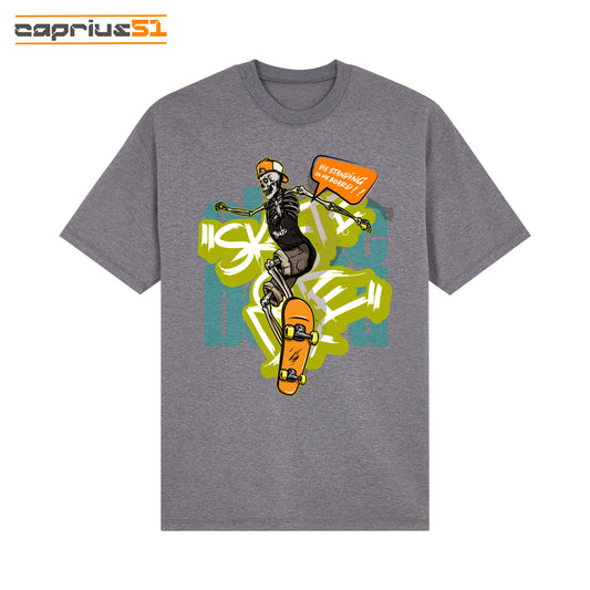Skateboarder02 - "Die Standing On My Board" Shirt