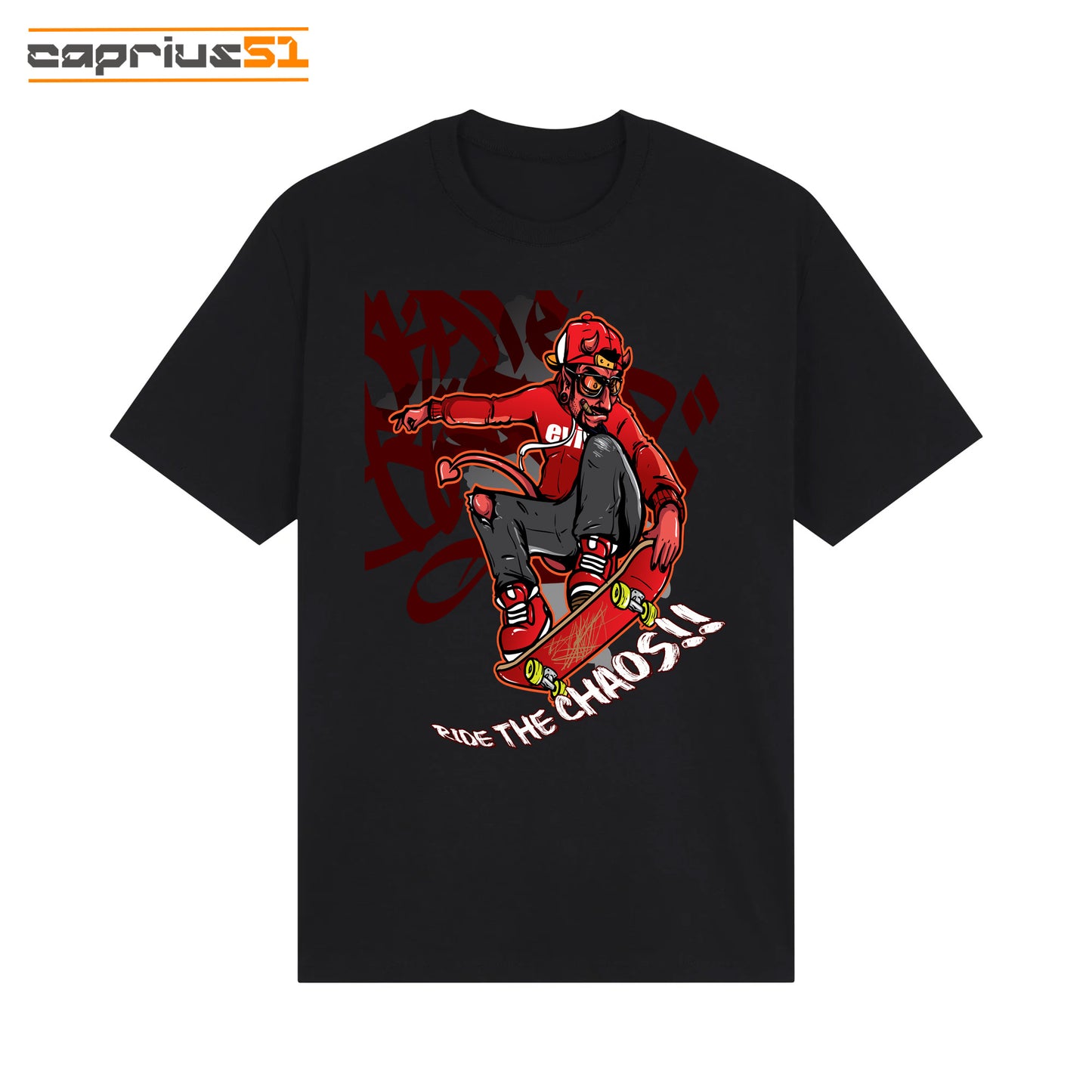 Skateboarder05 - "Ride The Chaos 1" Shirt