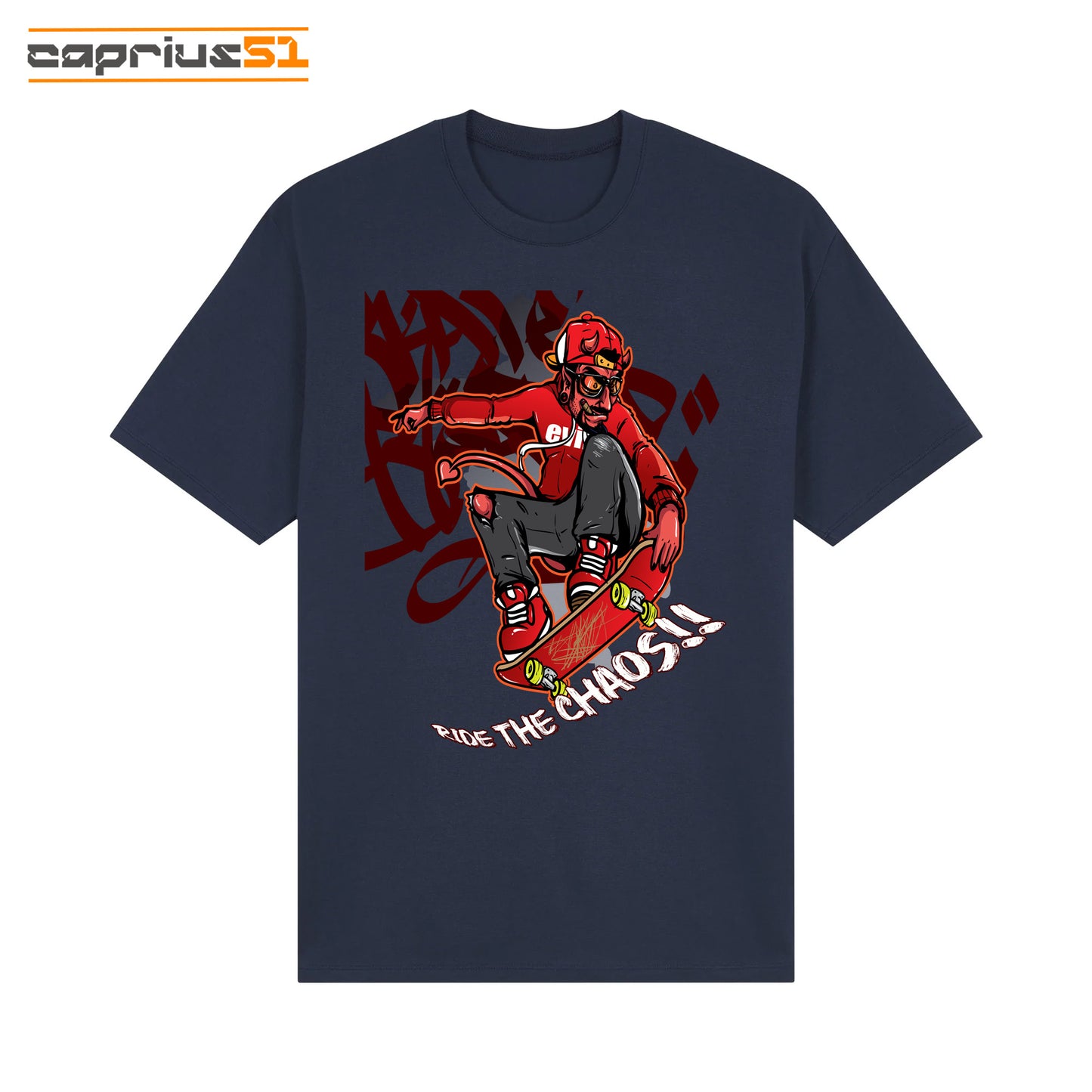 Skateboarder05 - "Ride The Chaos 1" Shirt