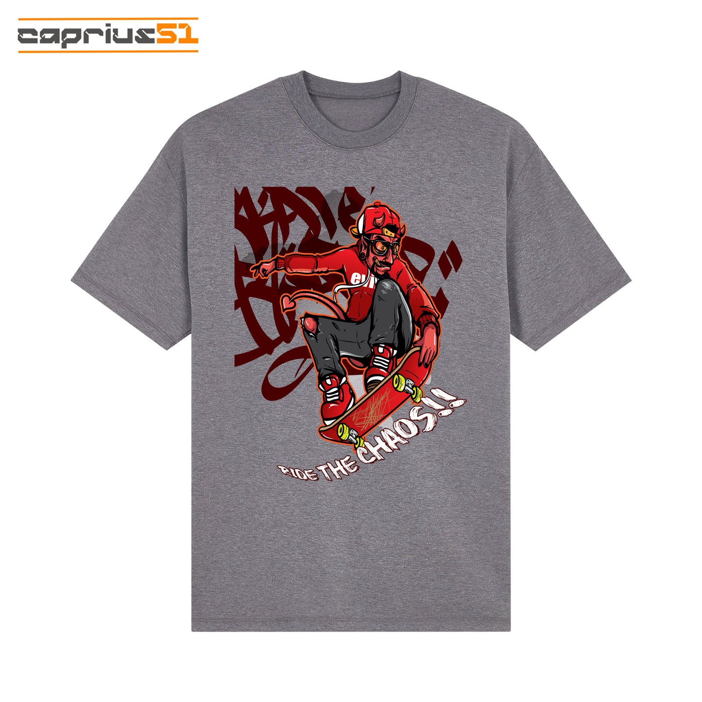 Skateboarder05 - "Ride The Chaos 1" Shirt