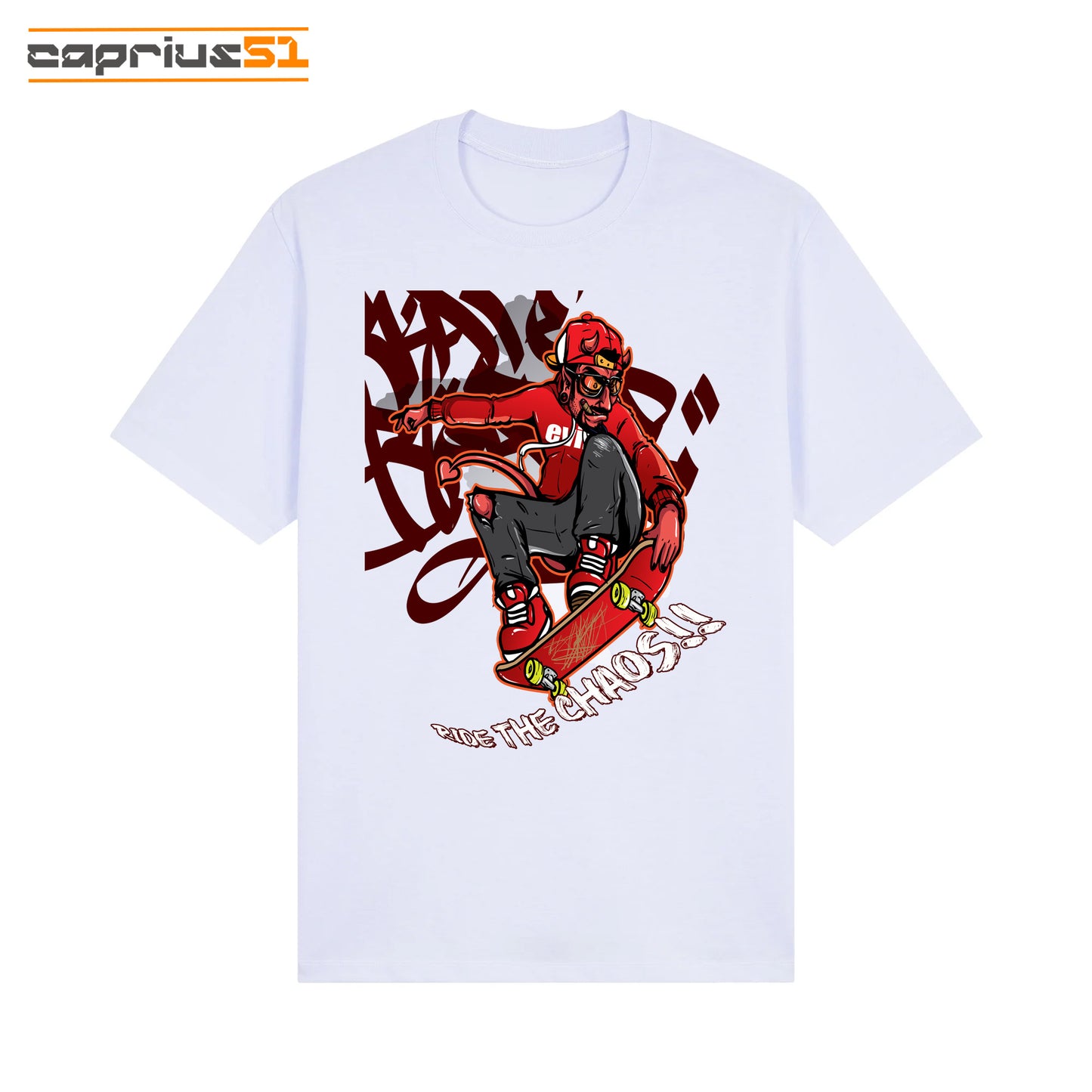 Skateboarder05 - "Ride The Chaos 1" Shirt