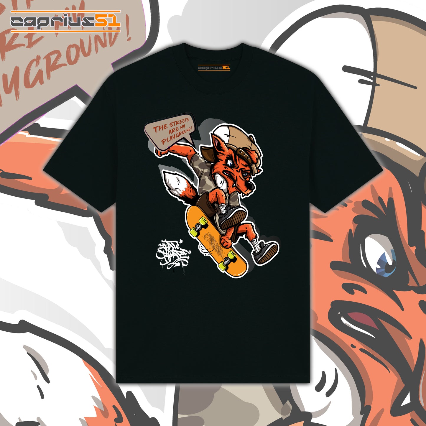 Skateboarder14 - "The Streets Are My Playground" Shirt