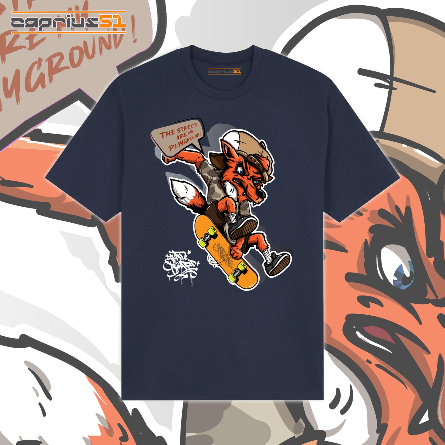 Skateboarder14 - "The Streets Are My Playground" Shirt