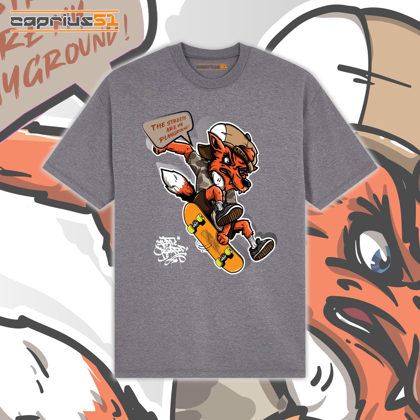 Skateboarder14 - "The Streets Are My Playground" Shirt