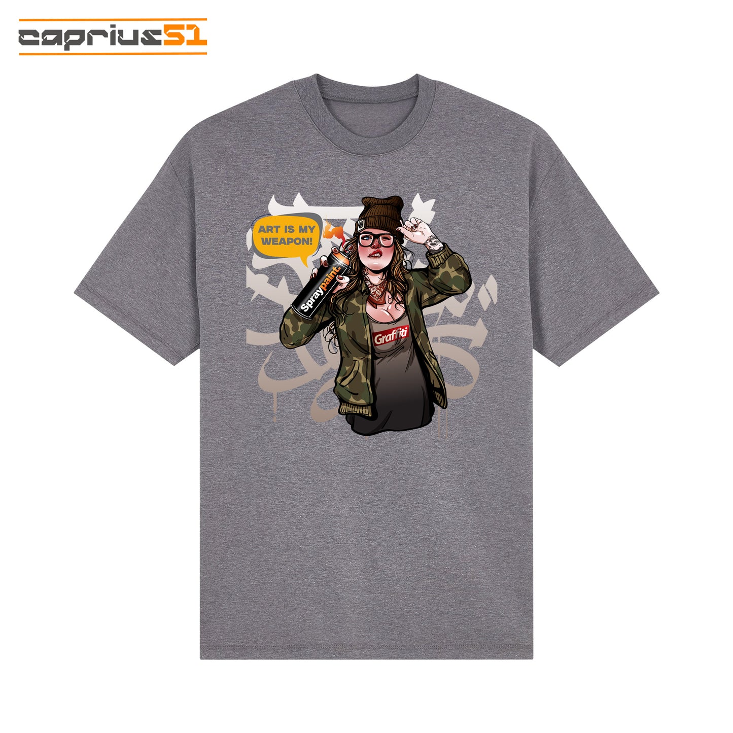 Vandal04 - "Art Is My Weapon" Shirt