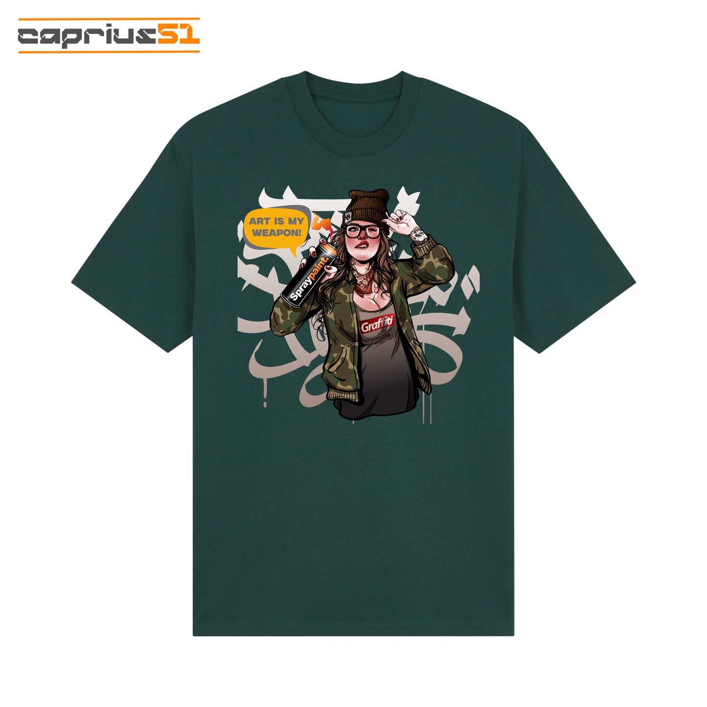 Vandal04 - "Art Is My Weapon" Shirt