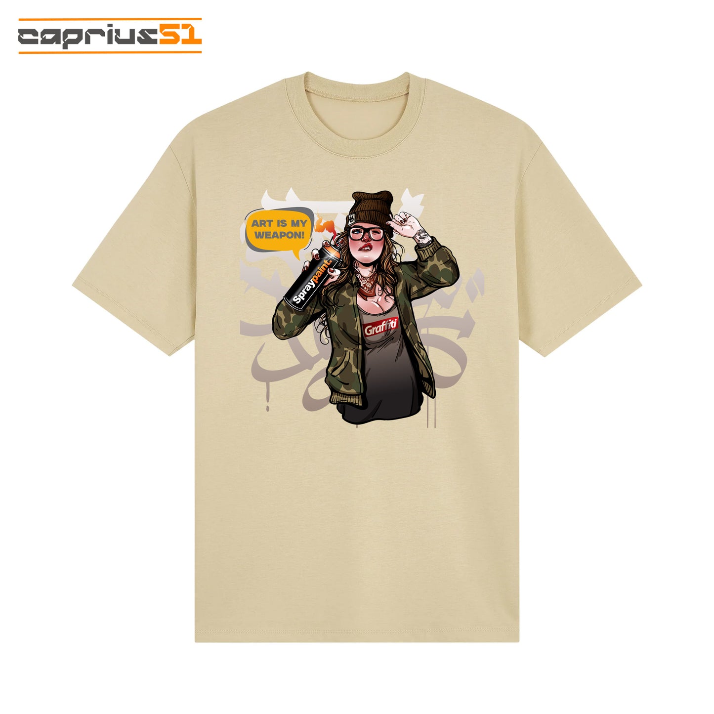 Vandal04 - "Art Is My Weapon" Shirt