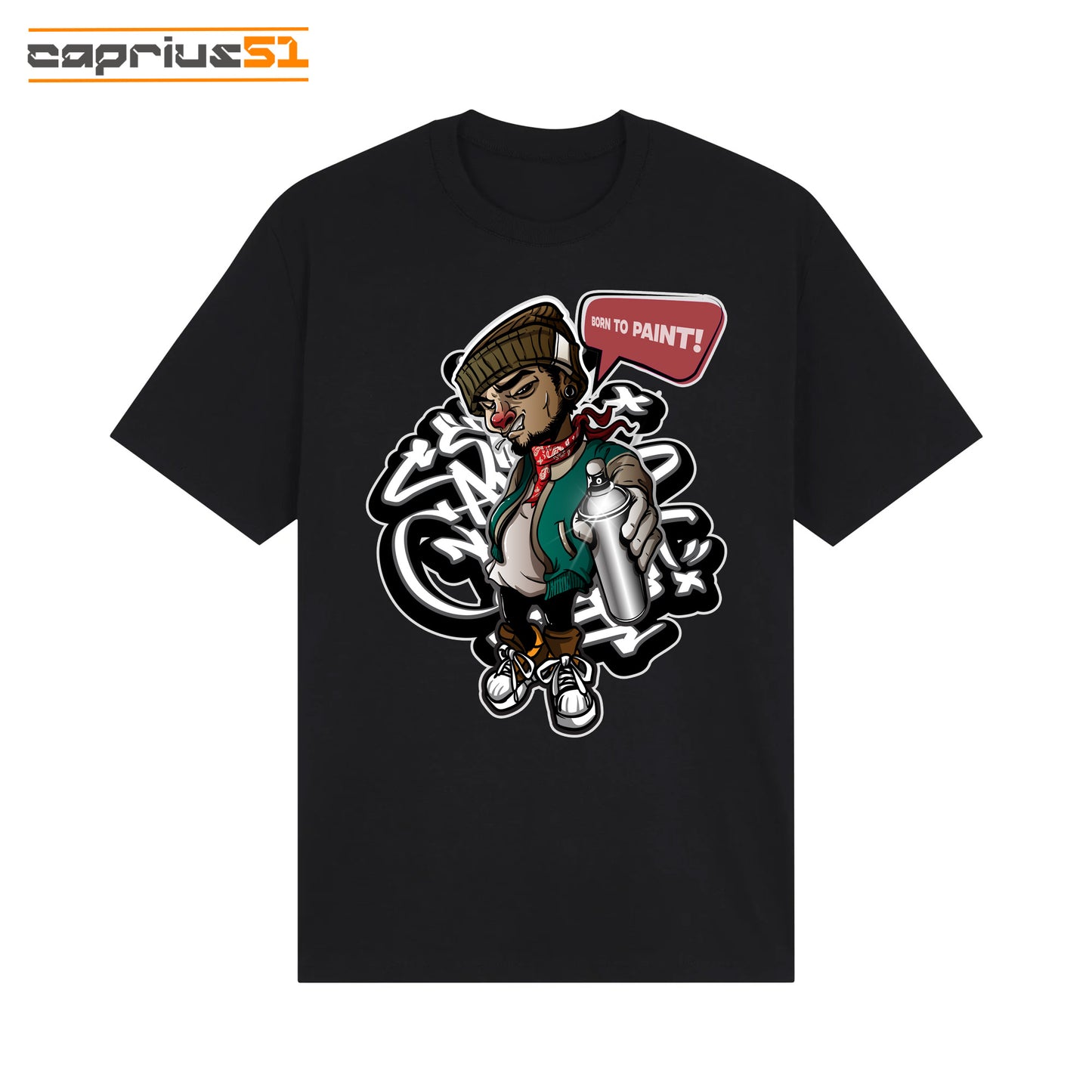 Vandal07 - "Born To Paint" Shirt