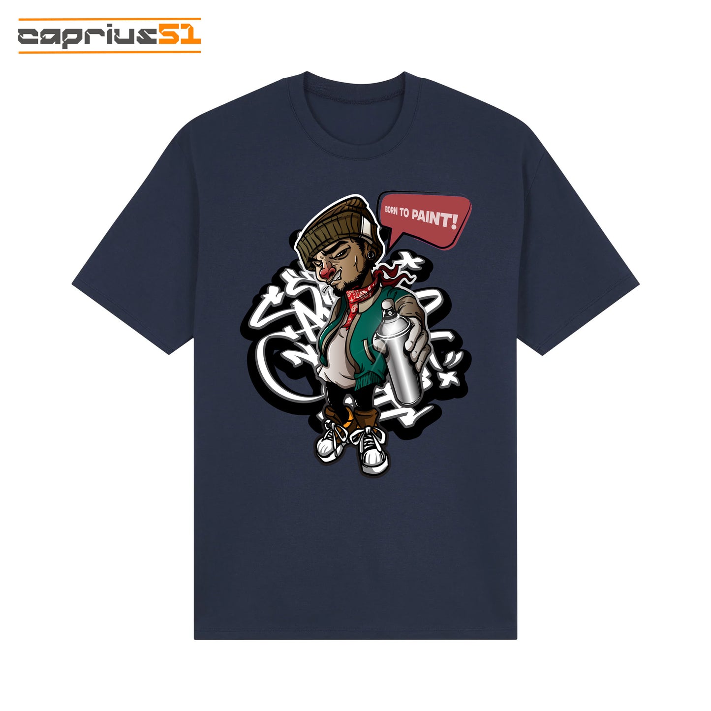 Vandal07 - "Born To Paint" Shirt