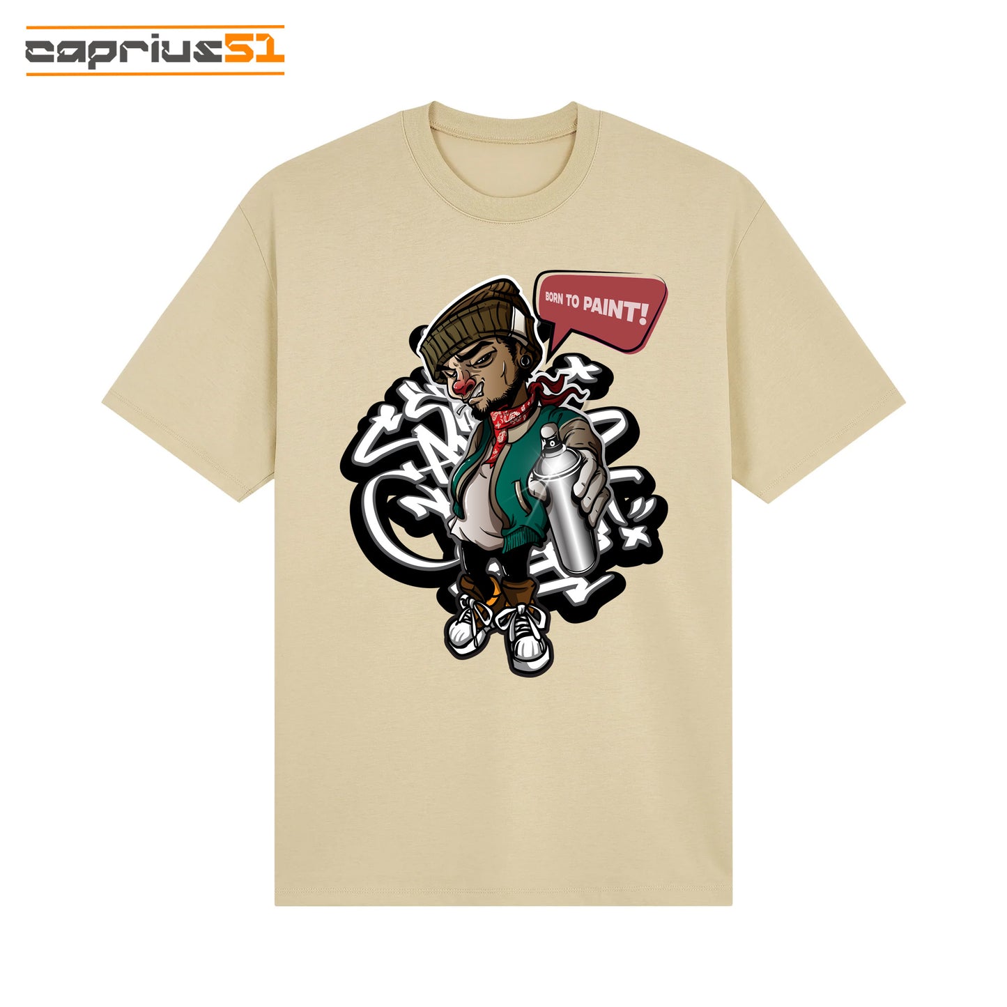 Vandal07 - "Born To Paint" Shirt